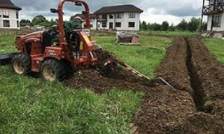 Копка траншей для водопровода в Шелехове: цена за метр от 951 руб.